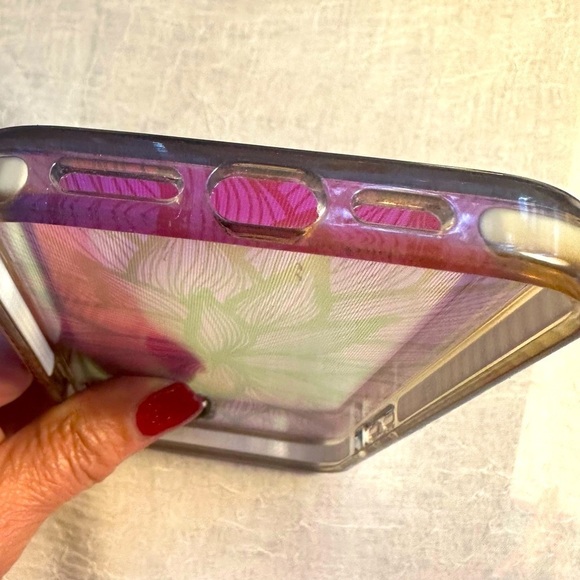 Castify IPhone 12 Pro Max Case Lined Flower Design Drop Protection - Picture 3 of 6